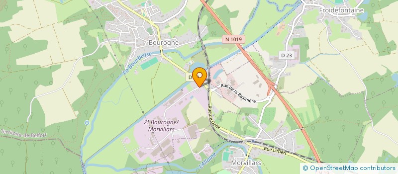 localisation de l'entreprise SYND ETU REALIS POUR TRAIT INTER DECHET à BOUROGNE