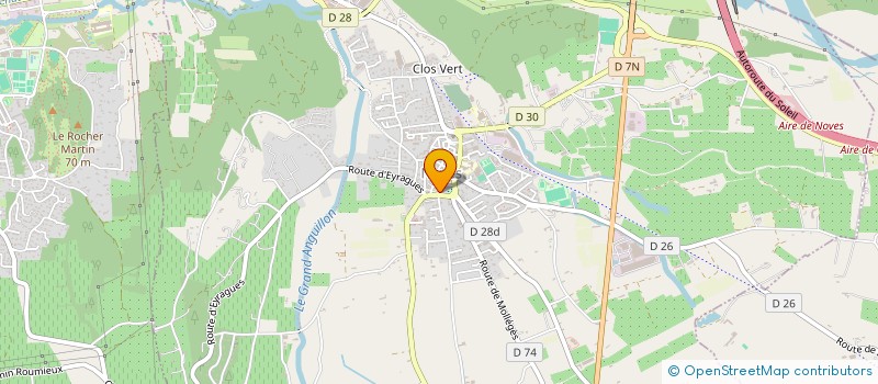 localisation de l'entreprise SYND ETUDE MASSIF FORESTIER NOVES ET CHATEAURENARD  NOVES