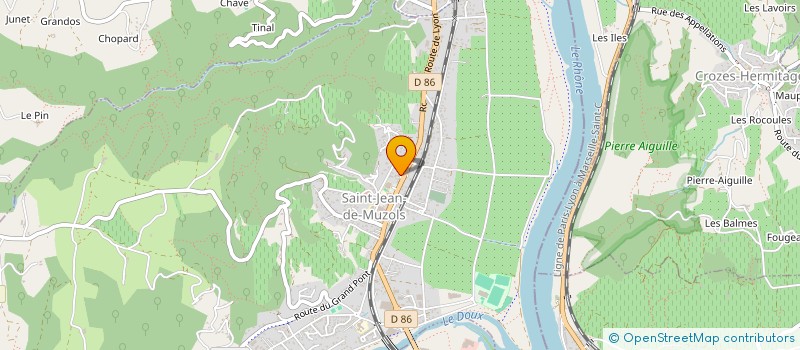 localisation de l'entreprise SYND EXPLO RESEA EAU POTAB NORD ARDECHE à SAINT-JEAN-DE-MUZOLS
