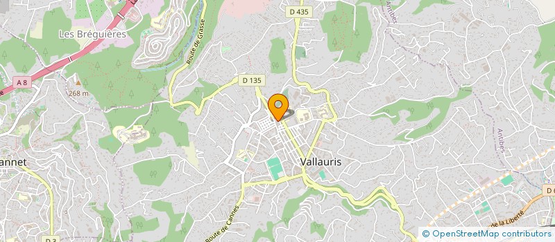 localisation de l'entreprise SYND EXPLOIT AGRICOLES VALLAURIS GOLFE à VALLAURIS