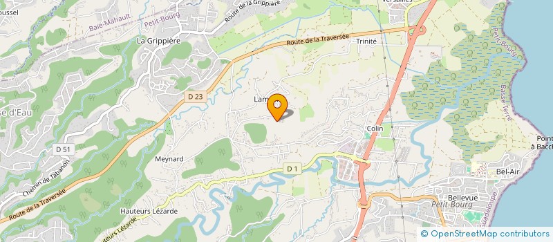 localisation de l'entreprise SYND EXPLOITANTS AGRICOLE  PETIT-BOURG