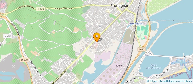 localisation de l'entreprise SYND EXPLOITANTS AGRICOLES à FRONTIGNAN