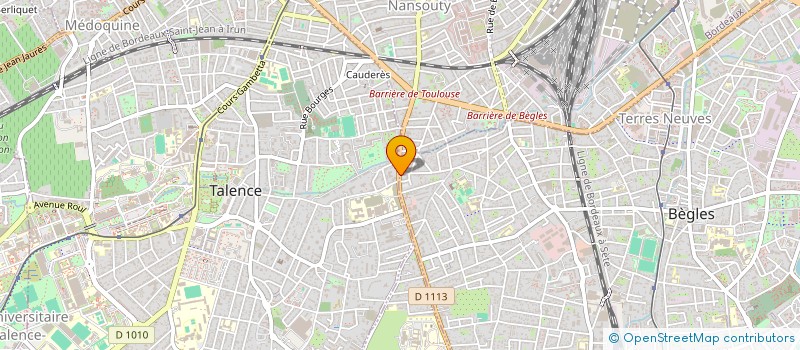localisation de l'entreprise SYND FONDEURS DU SUD OUEST à BEGLES
