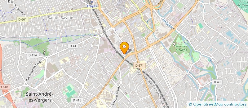 localisation de l'entreprise SYND FRANCE BEAUSEJOUR  TROYES