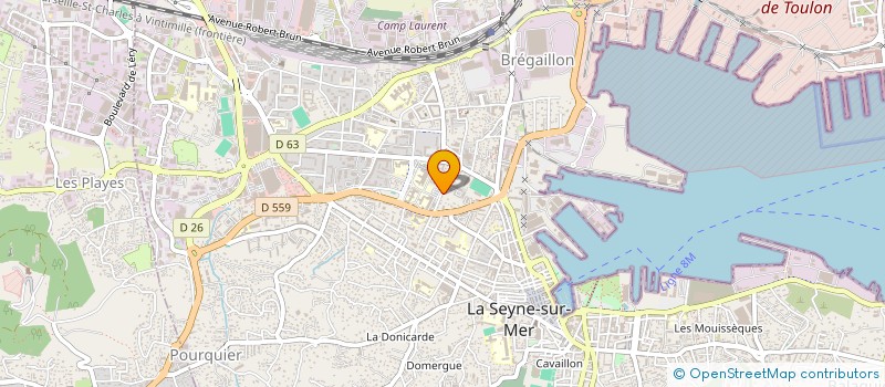 localisation de l'entreprise SYND GAI VERSANT à LA SEYNE-SUR-MER