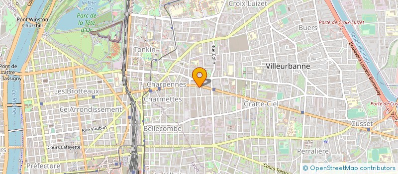localisation de l'entreprise SYND GAL PERSONNELS EDUCATION NATION CGT à VILLEURBANNE