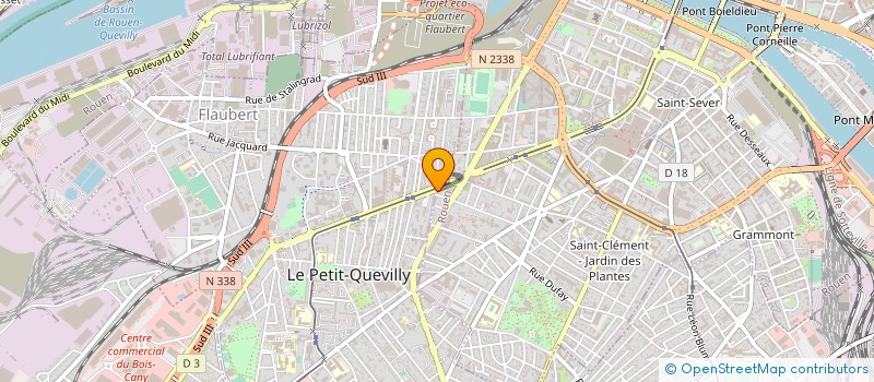 localisation de l'entreprise SYND GEN INDUST CHEVALINE à ROUEN