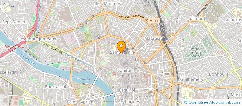 localisation de l'entreprise SYND GEN TRAVAILLEURS BATIMENT à TOULOUSE