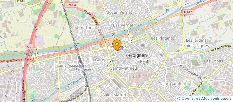 localisation de l'entreprise SYND GENER INDUSTRIE HOTELIERE  PERPIGNAN