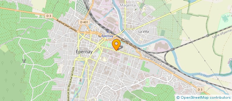 localisation de l'entreprise SYND GENERAL DES VIGNERONS DE CHAMPAGNE  EPERNAY