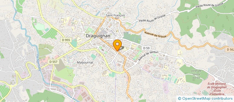 localisation de l'entreprise SYND GIORDANENGO  DRAGUIGNAN