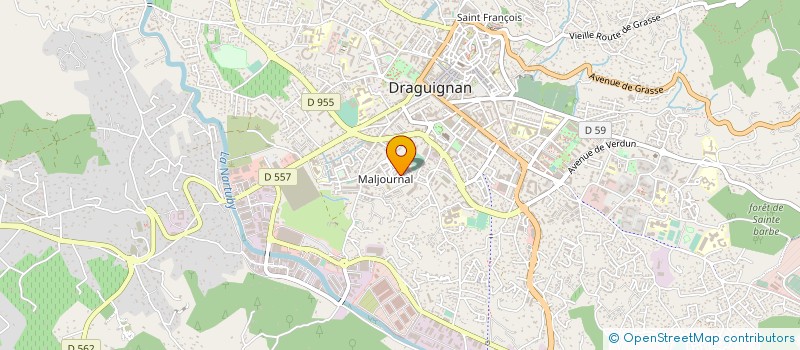 localisation de l'entreprise SYND GRAND FOURNAS D  DRAGUIGNAN