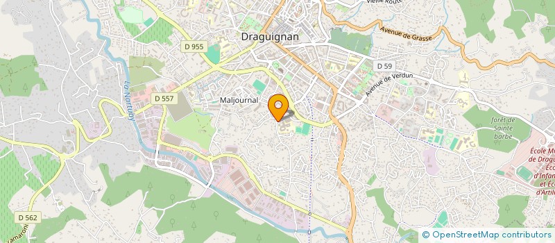 localisation de l'entreprise SYND GRAND FOURNAS E  DRAGUIGNAN