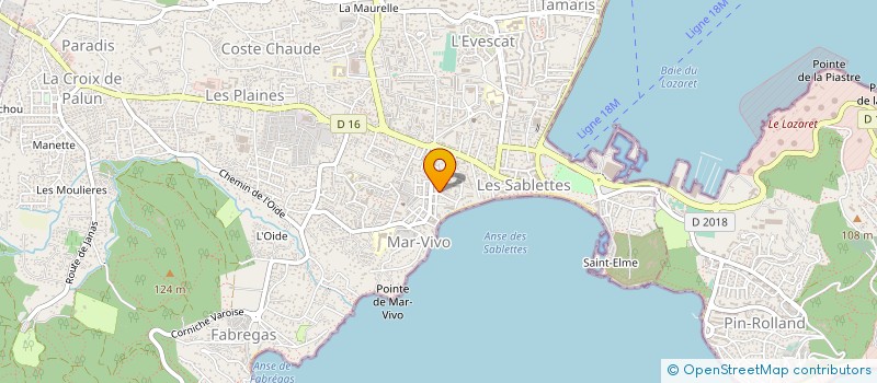 localisation de l'entreprise SYND GRANDE BLEUE à LA SEYNE-SUR-MER