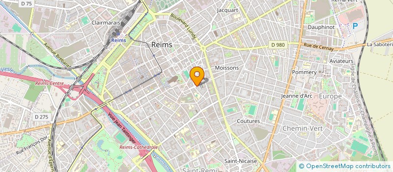 localisation de l'entreprise SYND GRANDES MARQUES CHAMPAGNE  REIMS