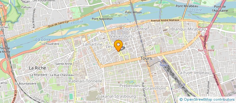 localisation de l'entreprise SYND IMM 15 ET 17 PLACE GASTON PAILHOU  TOURS