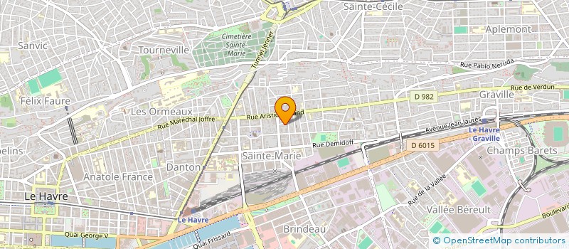 localisation de l'entreprise SYND IMM 8 RUE VAQUELIN à LE HAVRE