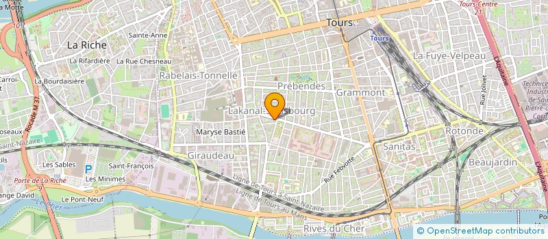 localisation de l'entreprise SYND IMM JOUANNIC  TOURS