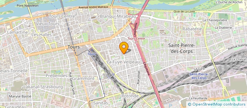 localisation de l'entreprise SYND IMMEUBLE 97 RUE DE LA FUYE  TOURS