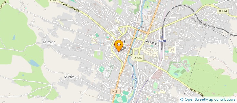 localisation de l'entreprise SYND IMMEUBLE ARAGON  AUCH