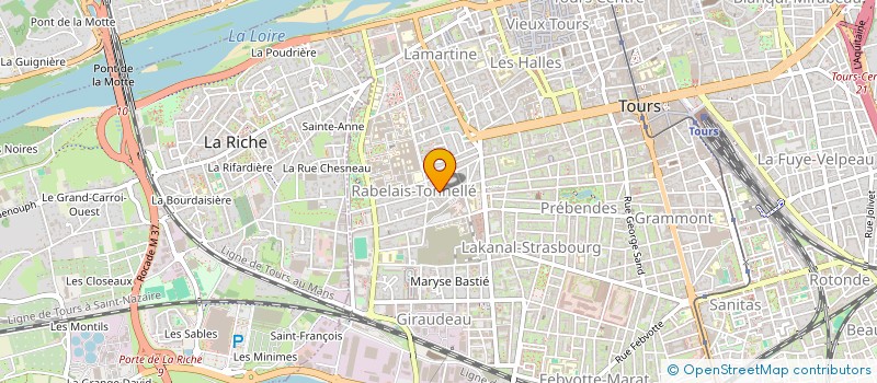 localisation de l'entreprise SYND IMMEUBLE ENTRAIGUES RICHER  TOURS