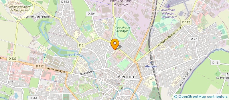 localisation de l'entreprise SYND INDUSTRI METALLURGIQUE ET MECANIQUE à ALENCON