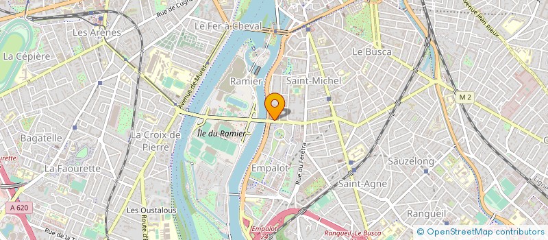 localisation de l'entreprise SYND INDUSTRIE HABILLEMENT MIDI PYRENEES à TOULOUSE