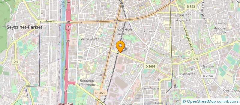 localisation de l'entreprise SYND INDUSTRIES LA MAILLE RHONE ET ALPES  GRENOBLE