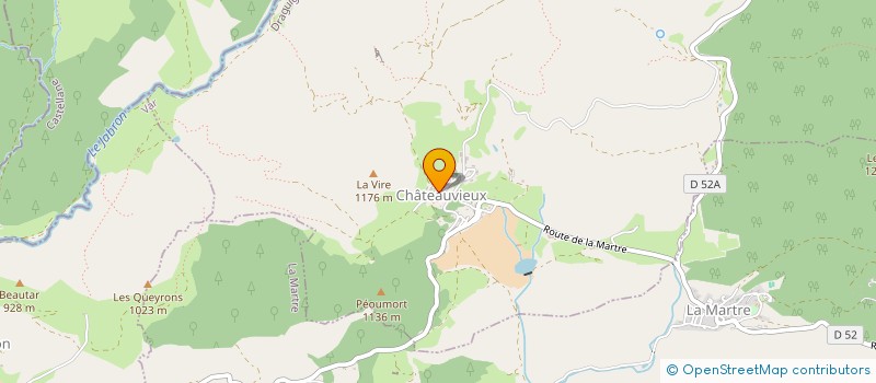 localisation de l'entreprise SYND INITIA HTES VALLEES ARTUBY JABRON  CHATEAUVIEUX