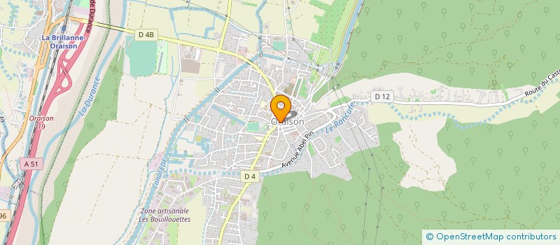 localisation de l'entreprise SYND INITIAT OFFICE TOURISME à ORAISON