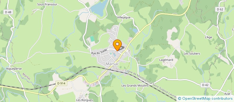 localisation de l'entreprise SYND INITIATIVE ARDOUR PEROU GARTEMPE à MARSAC