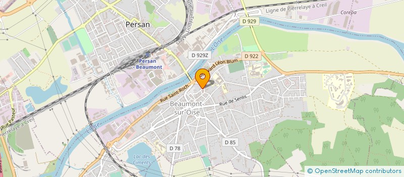 localisation de l'entreprise SYND INITIATIVE BEAUMONT S-OISE REGION à BEAUMONT-SUR-OISE