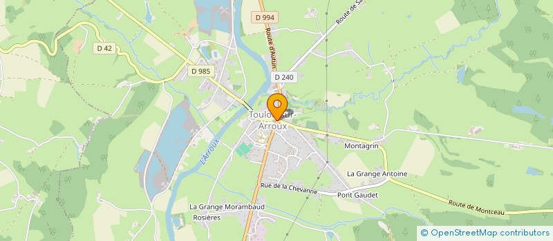localisation de l'entreprise SYND INITIATIVE ENTRE ARROUX & BOURBINCE à TOULON-SUR-ARROUX