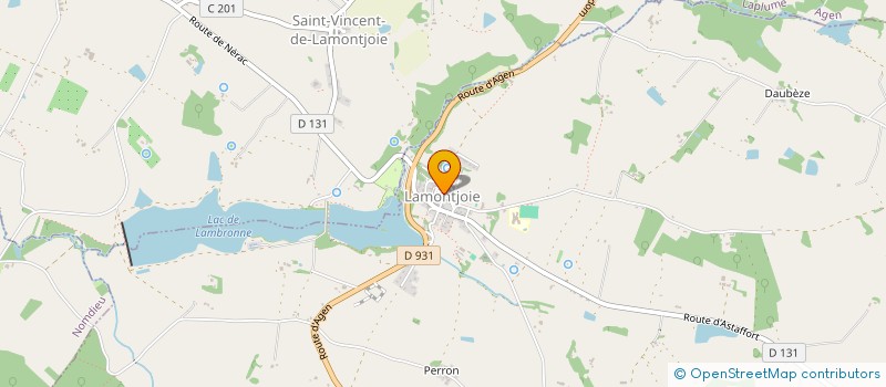 localisation de l'entreprise SYND INITIATIVE ET DE PROTECTION ENVIRONNEMENT DE LAMONTJOIE  LAMONTJOIE