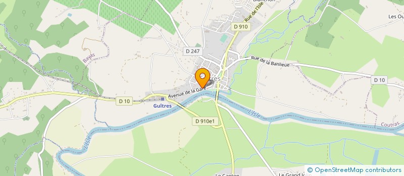 localisation de l'entreprise SYND INITIATIVE GUITRES & REGI à GUITRES