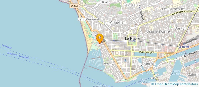 localisation de l'entreprise SYND INITIATIVE HAVRE REGION à LE HAVRE