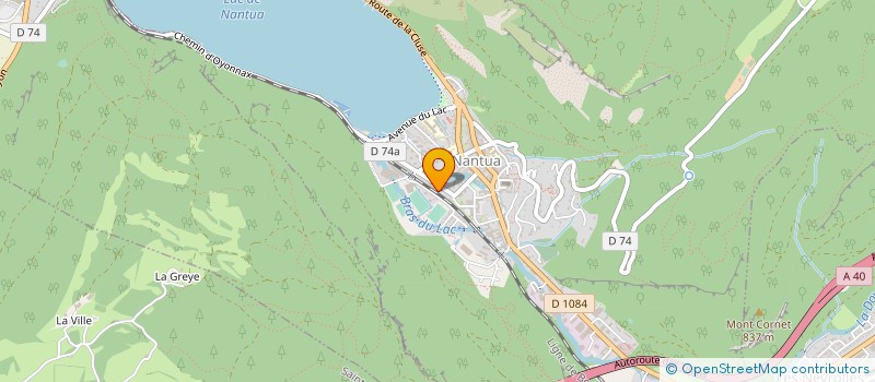 localisation de l'entreprise SYND INITIATIVE OFFICE TOURISME NANTUA  NANTUA