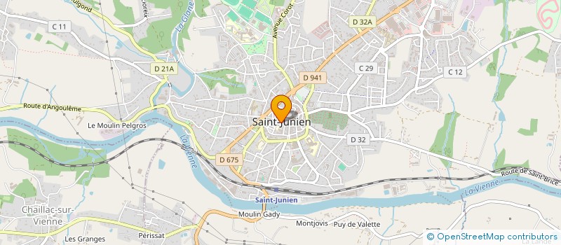 localisation de l'entreprise SYND INITIATIVE SAINT JUNIEN à SAINT-JUNIEN
