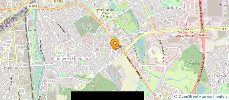 localisation de l'entreprise SYND INSTALLATEURS ELECTRICIENS MOSELLE  METZ