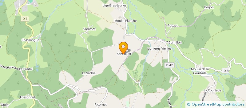 localisation de l'entreprise SYND INTER ASSAINISSEMENT ARCONSAT CHABR à CHABRELOCHE