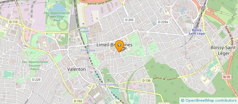 localisation de l'entreprise SYND INTER COM CONST GESTI PISCI LIMEIL à LIMEIL BREVANNES