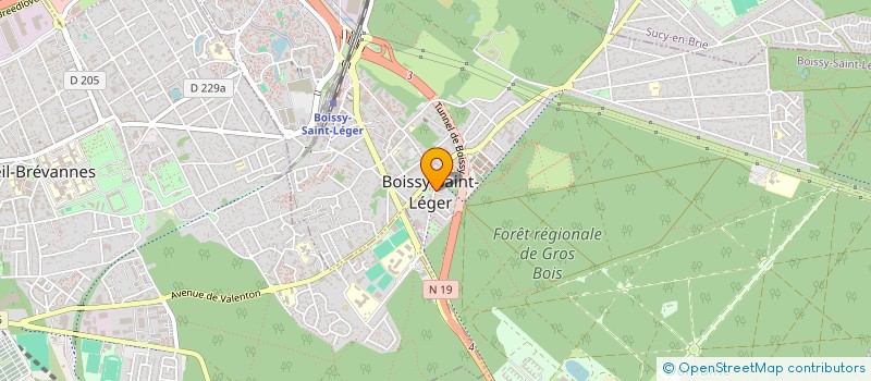 localisation de l'entreprise SYND INTER COM CREAT GESTI TRANS URBAI B à BOISSY-SAINT-LEGER