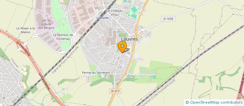 localisation de l'entreprise SYND INTER COM D'ETUDE TRAIT ORDUR MENAG à LOUVRES