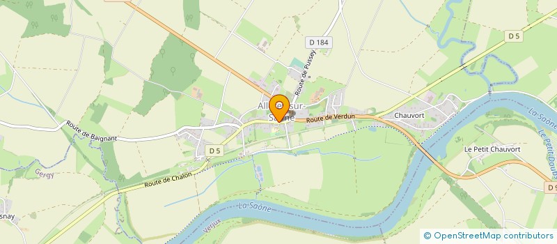 localisation de l'entreprise SYND INTER COM EAUX DE LA BASSE DHEUNE à ALLEREY-SUR-SAONE