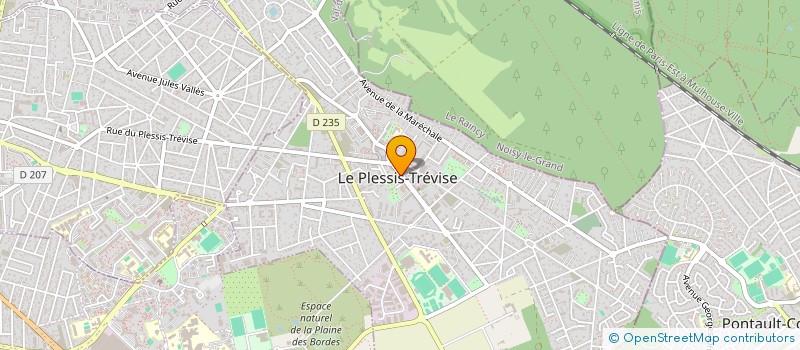 localisation de l'entreprise SYND INTER COM EAUX DE PLESSIS TREVISSE à LE PLESSIS-TREVISE