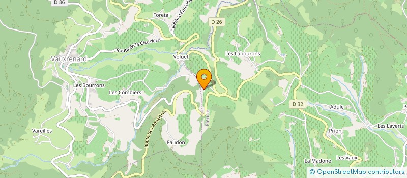 localisation de l'entreprise SYND INTER COM EAUX DU HAUT BEAUJOLAIS à FLEURIE