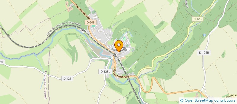 localisation de l'entreprise SYND INTER COM EAUX PIERR BEUVE ET ARRAN à PIERREPONT