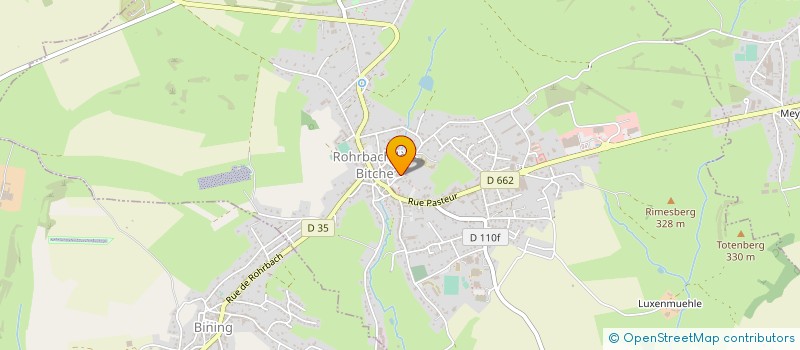 localisation de l'entreprise SYND INTER COM EAUX ROHRBACH LES BITCHE à ROHRBACH-LES-BITCHE
