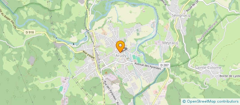 localisation de l'entreprise SYND INTER COM ELECTRIFICATION BAS OSSAU à BUZY