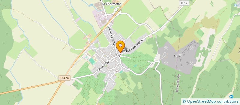 localisation de l'entreprise SYND INTER COM GESTI FORES BOIS MONT  CUGNEY